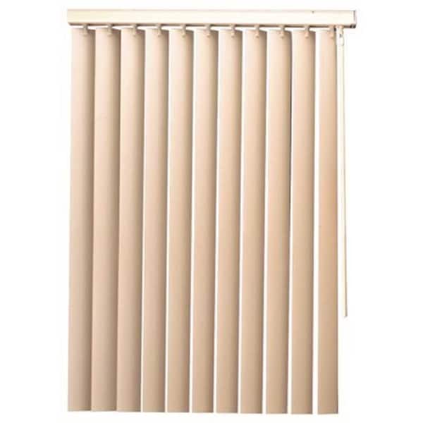 Designers Touch 3.5 in. PVC Vertical Blinds White 104 in. W x 96 in